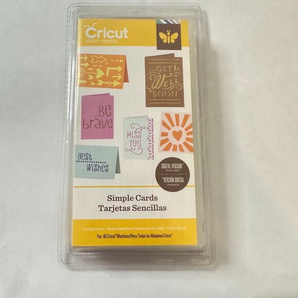 New/Sealed Cricut Cartridge SIMPLE CARDS 22 Designs - Picture 1 of 2